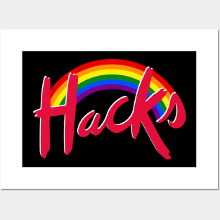 Hacks Pride Rainbow Posters and Art